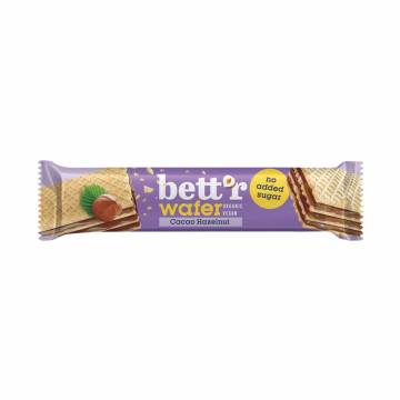 Bett'r Organic Wafer with Hazelnut and Cocoa Cream No Added Sugar 30g