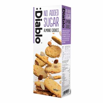 Diablo Sugar-Free Almond Cookies Sweetened with Maltitol | 135g