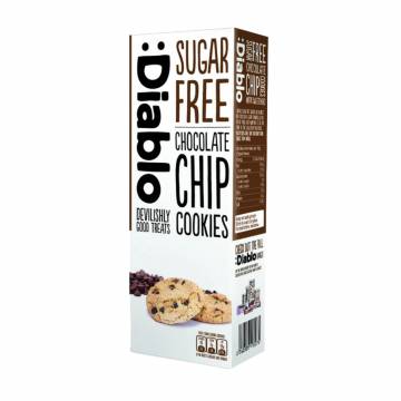 Diablo Sugar-Free Chocolate Chip Cookies Sweetened with Maltitol | 130g