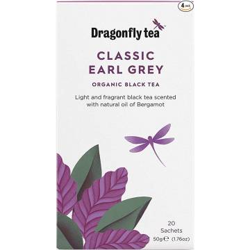 Dragonfly Organic Classic Earl Grey Black 40g (20s)