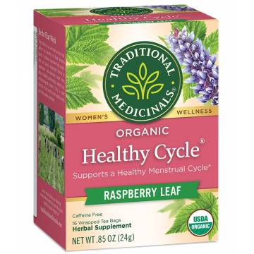 Organic Healthy Cycle Tea Traditional Medicinals, 16 bags