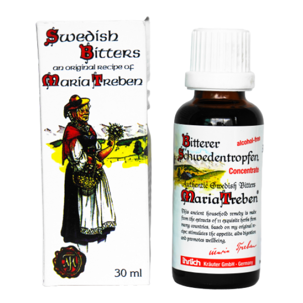 Swedish Bitters Concentrate originated by Maria Treben, 30ml