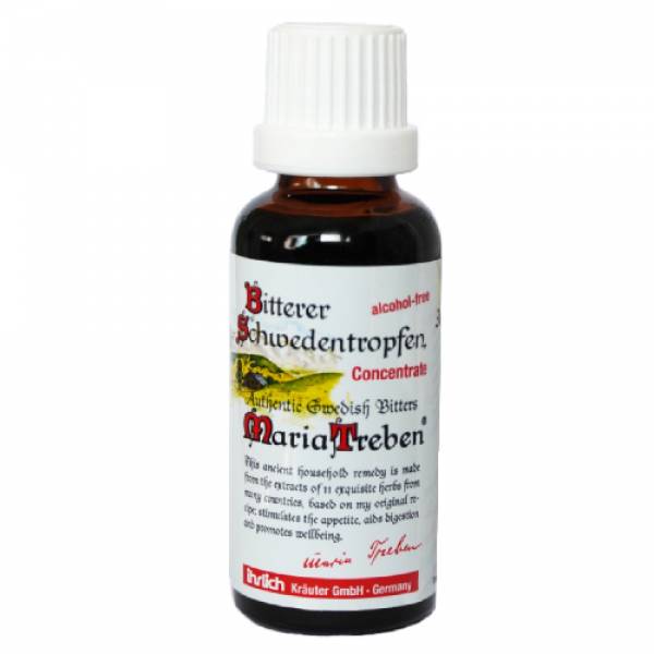 Swedish Bitters Concentrate originated by Maria Treben, 30ml