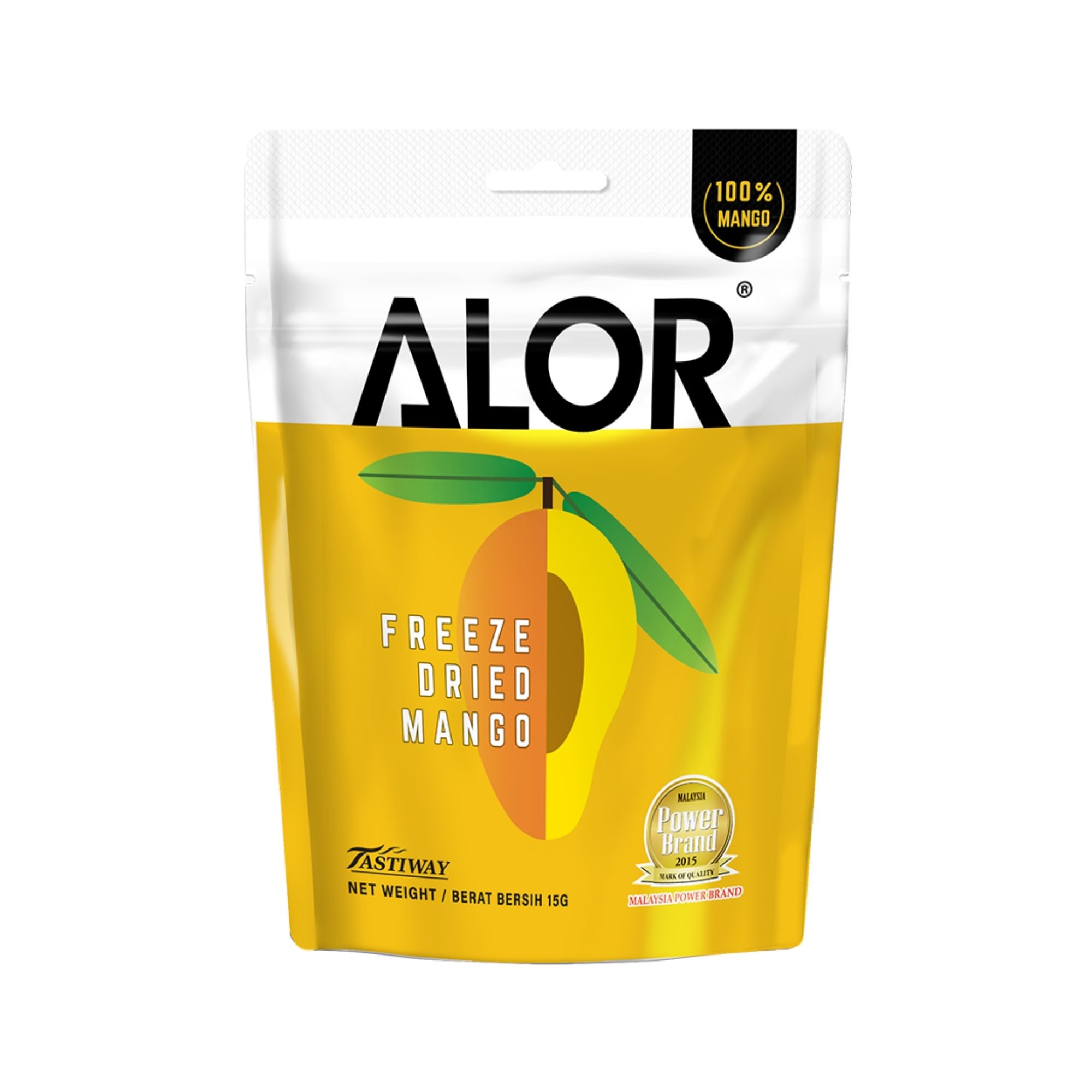 Alor Freeze Dried Mango 15g Alor Freeze Dried Mango 15g - Image 1
