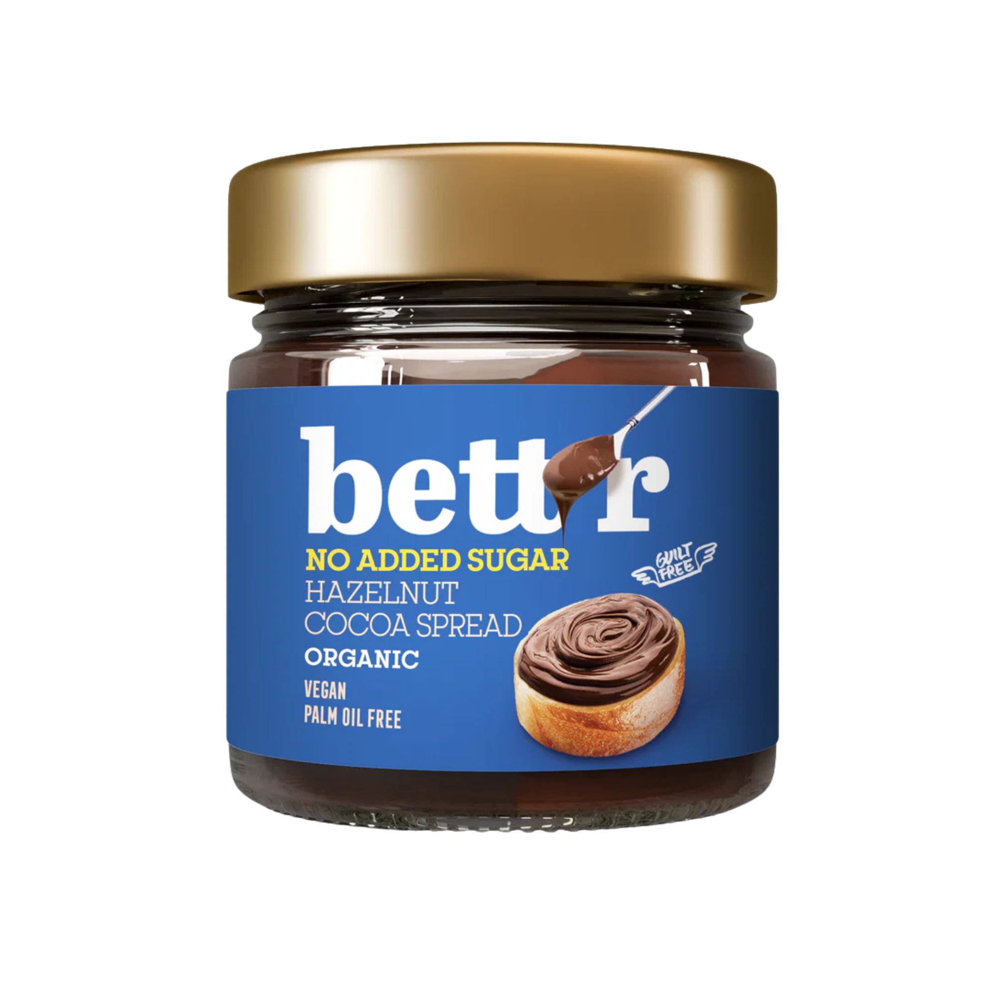Bett’r Organic Hazelnut Cocoa Spread Without Added Sugar 250g Bett'r Organic Hazelnut Cocoa Spread Without Added Sugar 250g - Image 1