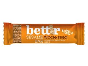 Bett'r Organic Sesame Whole Seed Bar 30g