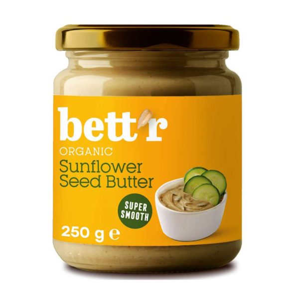 Bett'r Organic Sunflower Seed Butter 250g - Image 1