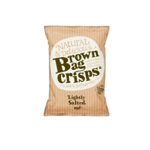 Brown Bag Crisps Lightly Salted 40g – artisan hand-cooked potato crisps