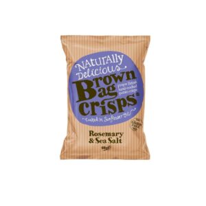 Brown Bag Crisps Rosemary and Sea Salt 40g – artisan hand-cooked potato crisps