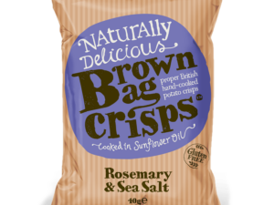 Brown Bag Crisps Rosemary & Sea Salt 40g