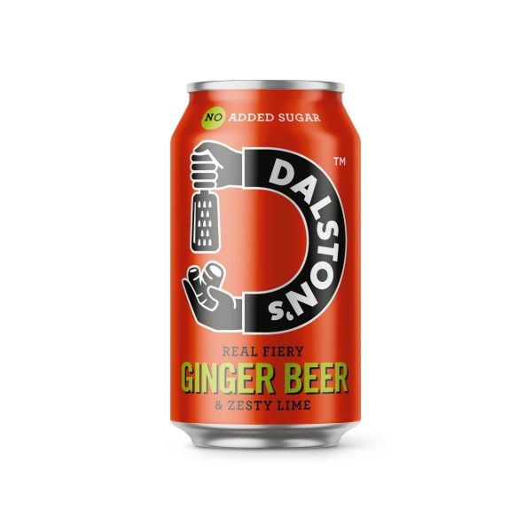 Dalston's Real Fiery Ginger Beer & Zesty Lime 330ml - Image 1