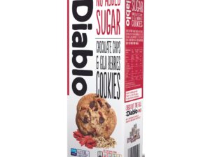 Diablo Sugar-Free Chocolate Chip and Goji Berries Cookies Sweetened with Maltitol | 135g