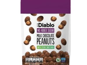 Diablo No Added Sugar Milk Chocolate Peanuts | 40g