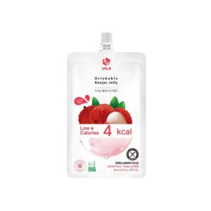 Jelly B Drinkable Konjac Jelly Lychee 150ml – low calorie konjac jelly drink snack
