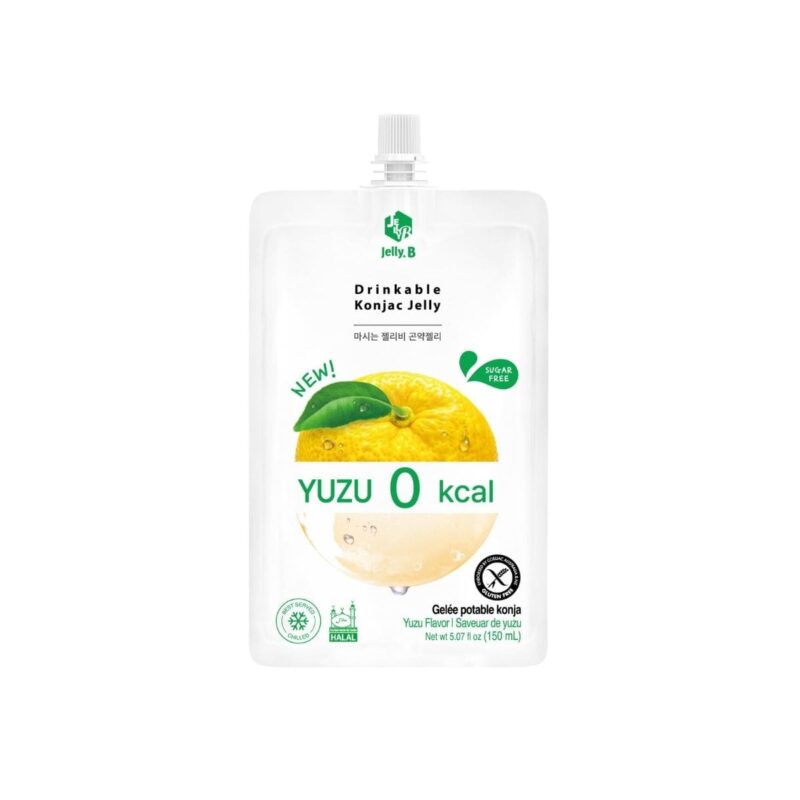 Jelly B Drinkable Konjac Jelly Yuzu 150ml – low calorie konjac jelly drink snack
