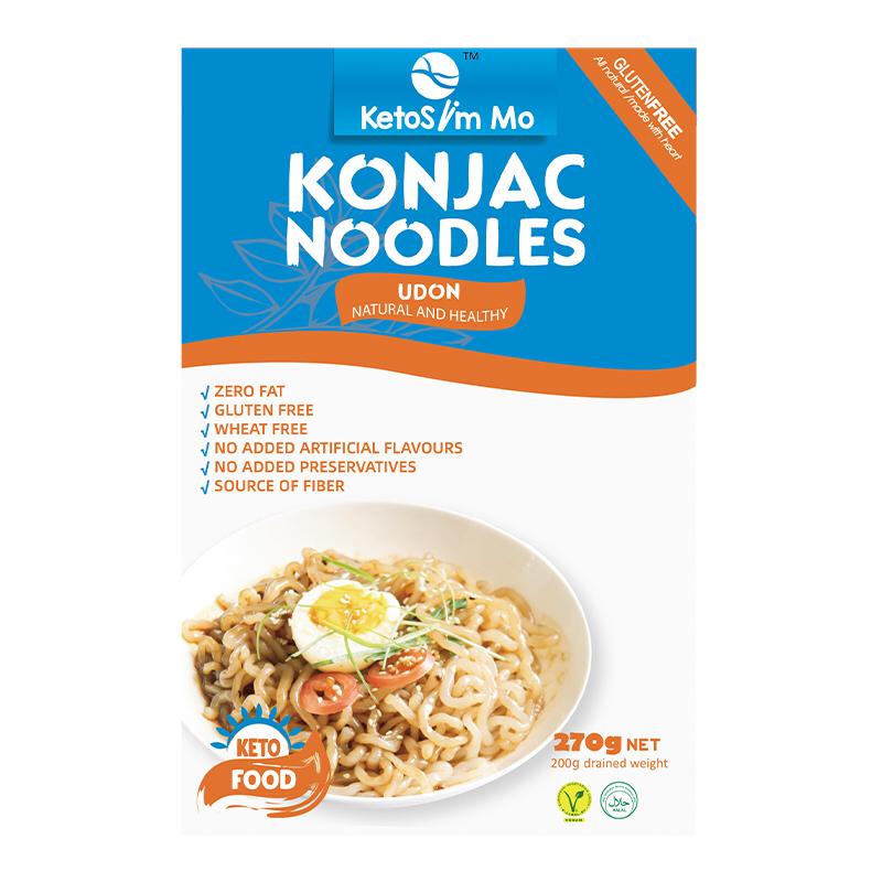 Konjac20Udon.jpeg Konjac Noodle Udon Ketoslim Mo, 270g - Image 1