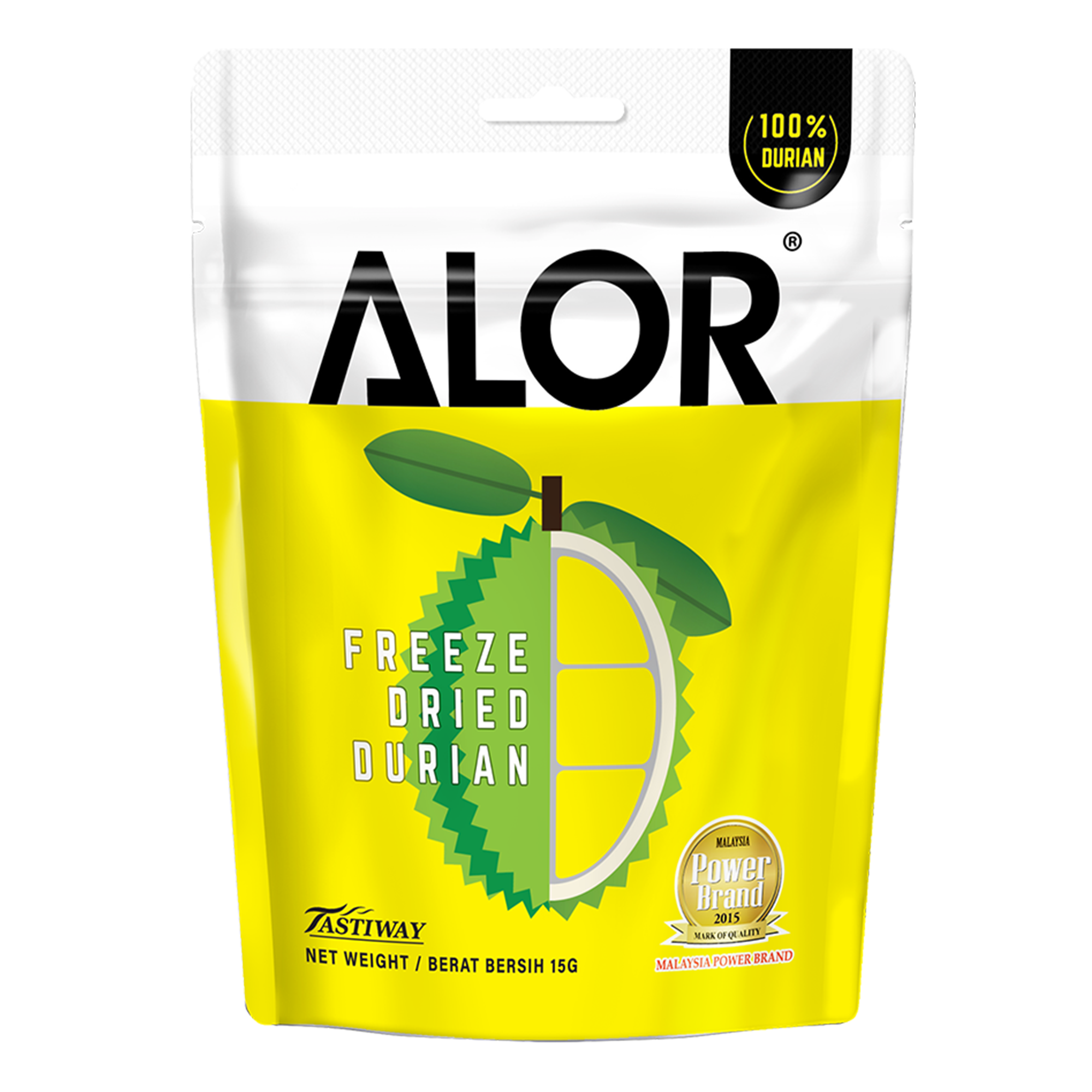 R-Tastiway_Alor_Freeze20Dried_Durian_snack_15 Alor Freeze Dried Durian 15g - Image 1