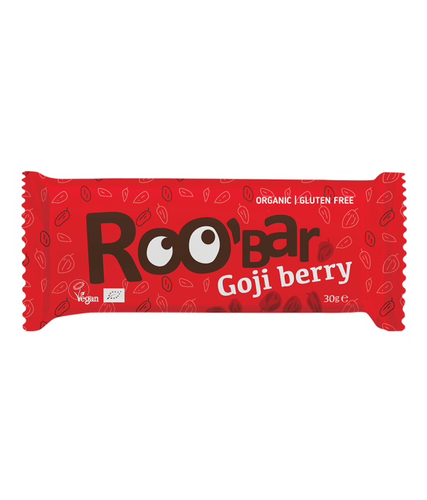 Roobar Organic Goji Berry Bar 30g - Image 1