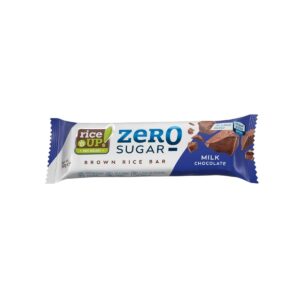 RiceUp! Zero Sugar Brown Rice Bar Milk Chocolate 18g – healthy low sugar snack bar