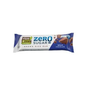 RiceUp! Zero Sugar Brown Rice Bar Milk Chocolate 18g – healthy low sugar snack bar