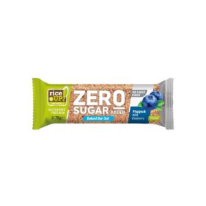 RiceUp! Zero Sugar Gluten-Free Baked Oats Bar Blueberry 70g – healthy low sugar gluten-free snack bar