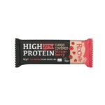 Roobar Organic High Protein Bar Strawberry Covered with Pink Glaze 40g