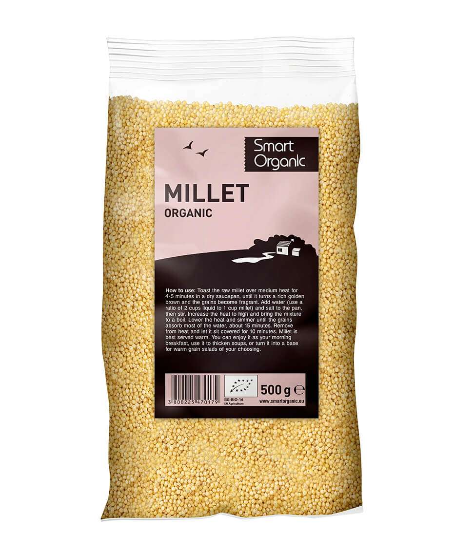 Smart20Organic20Millet20500g.jpg Smart Organic Millet 500g - Image 1
