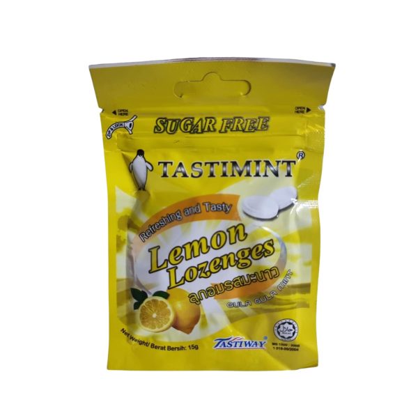 TastiMint Sugar Free Lemon Lozenges 15g - Image 1