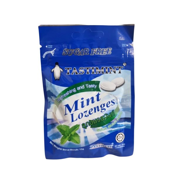 TastiMint Sugar Free Mint Lozenges 15g - Image 1
