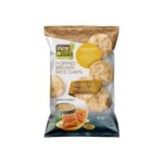 RiceUp! Brown Rice Chips Honey and Mustard 60g – sweet and tangy wholegrain snack chips