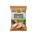 RiceUp! Organic Brown Rice Chips Chia and Quinoa 25g – healthy wholegrain snack chips