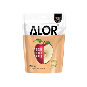 Alor Freeze Dried Apple 15g – light crunchy freeze-dried apple snack