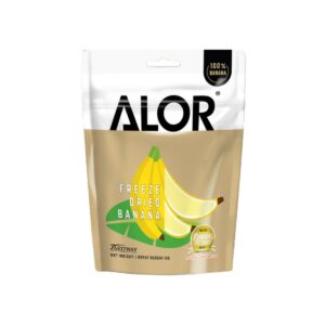 Alor Freeze Dried Banana 15g – light crunchy freeze-dried banana snack