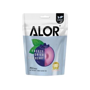 Alor Freeze Dried Blueberry 15g – light crunchy freeze-dried antioxidant-rich blueberry snack