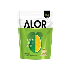 Alor Freeze Dried Jackfruit 15g – light crunchy freeze-dried tropical jackfruit snack