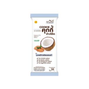 AROM-D Lean Oat Cookie Coconut Almond 38g – low calorie lean oat cookie snack