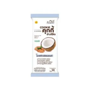 AROM-D Lean Oat Cookie Coconut Almond 38g – low calorie lean oat cookie snack