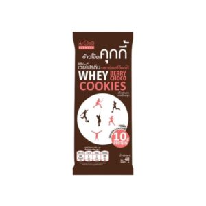 AROM-D Whey Oat Cookie Berry Choco 40g – high protein whey oat cookie snack