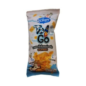 B CRIZPY TO GO Crispy Brownie Hokkaido Milk Cornflake 20g – crispy chocolate brownie snack