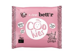 Bett'r Rookies Organic Cookie Apricot & Vanilla 40g