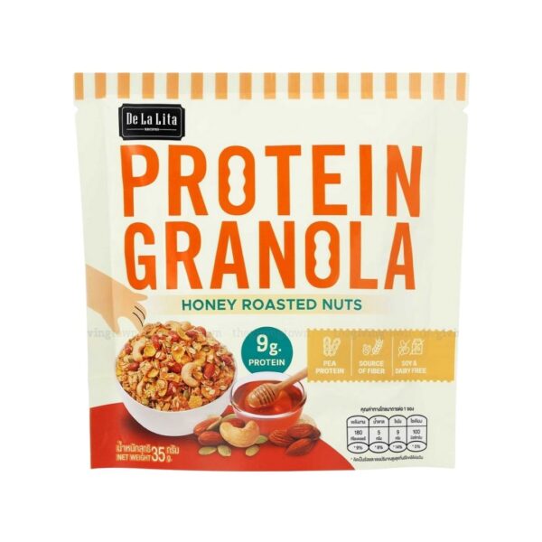 De La Lita Protein Granola Honey Roasted Nuts 35g - Image 1