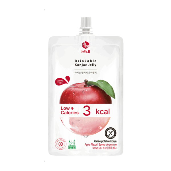 Jelly B Drinkable Konjac Jelly Apple 150ml - Image 1
