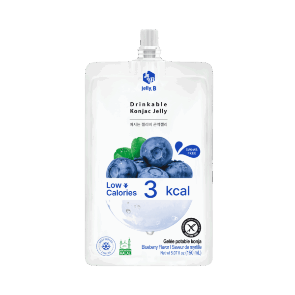Jelly B Drinkable Konjac Jelly Blueberry 150ml - Image 1