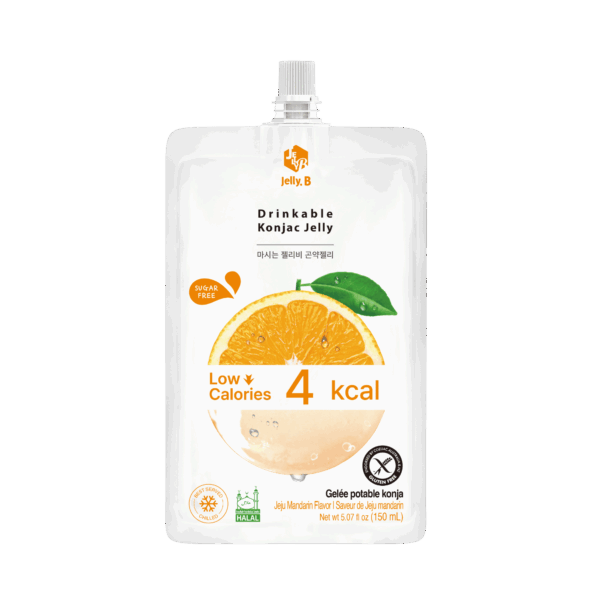 Jelly B Drinkable Konjac Jelly Jeju Mandarin 150ml - Image 1