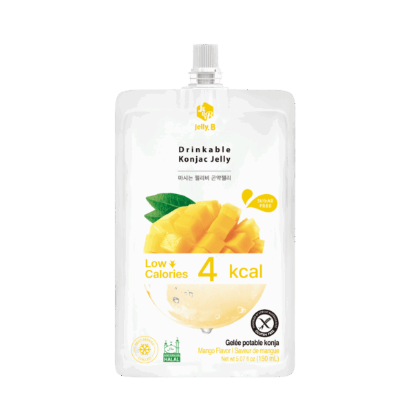 Jelly B Drinkable Konjac Jelly Mango 150ml - Image 1