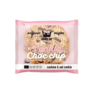 Kookie Cat Organic Vanilla & Choc Chip Cookie 50g