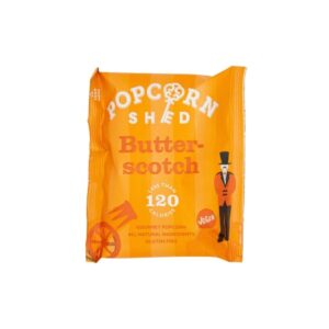 Popcorn Shed Butterscotch Popcorn Snack Pack 24g – artisan gourmet sweet popcorn