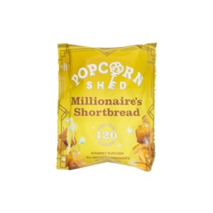 Popcorn Shed Millionaires Shortbread Popcorn Snack Pack 24g – artisan gourmet sweet popcorn