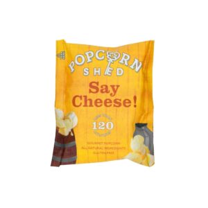 Popcorn Shed Say Cheese Popcorn Snack Pack 16g – artisan gourmet cheddar cheese popcorn