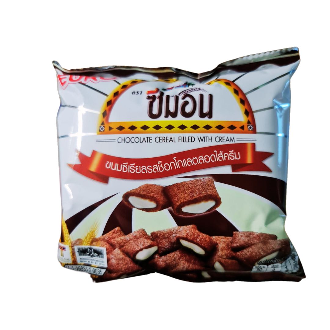 SEMON, Chocolate Flavored with Cream Filling 17g Semon Cereal Filled with Cream 17g - Image 1